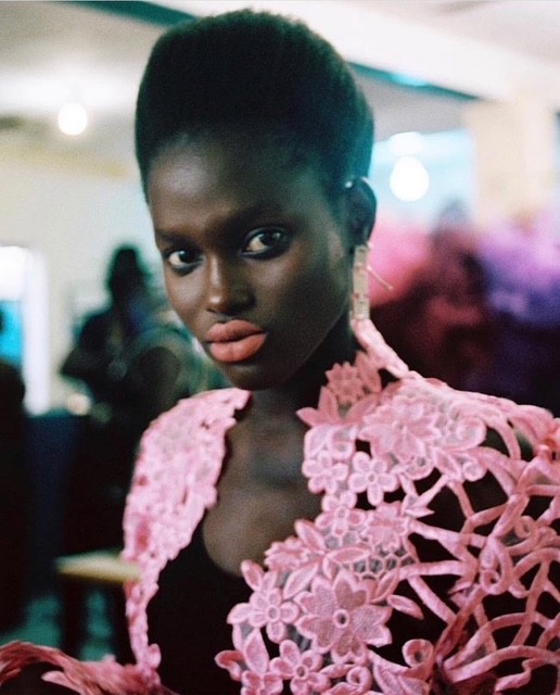 Backstage beauty portrait